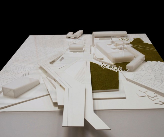 maqueta Museo y Auditorio_Océano Naranja