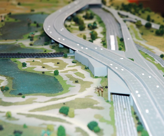 Viaducto Argelia_Maqueta Océano Naranja