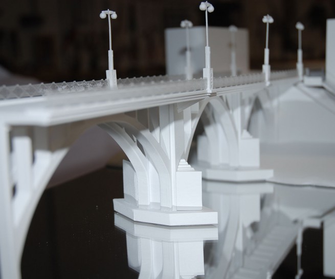 Pont de Sant Quirze 1, maqueta Océano Naranja